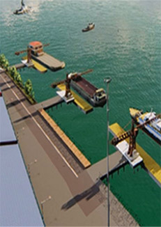 Dry dock operations at Hooghly Cochin Shipyard
