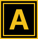 Image of Yellow Text on Black Background